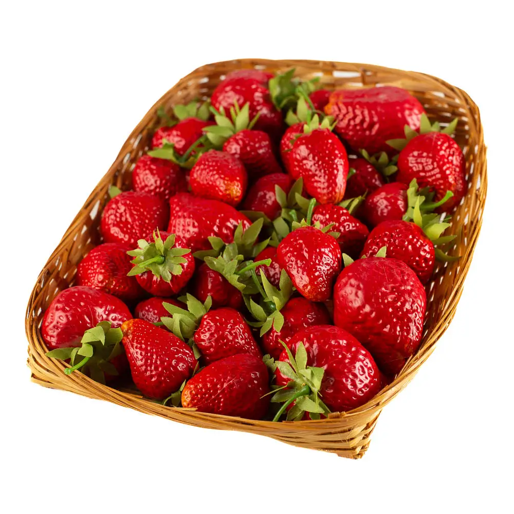 Artificial Strawberry Basket
